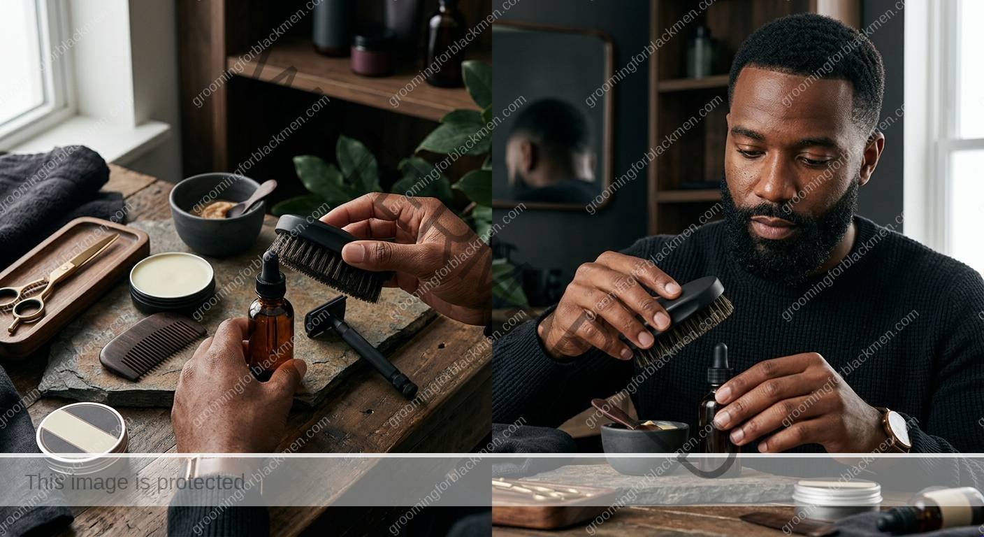 Commercial Beard Products for Black Men - product tools for Black men