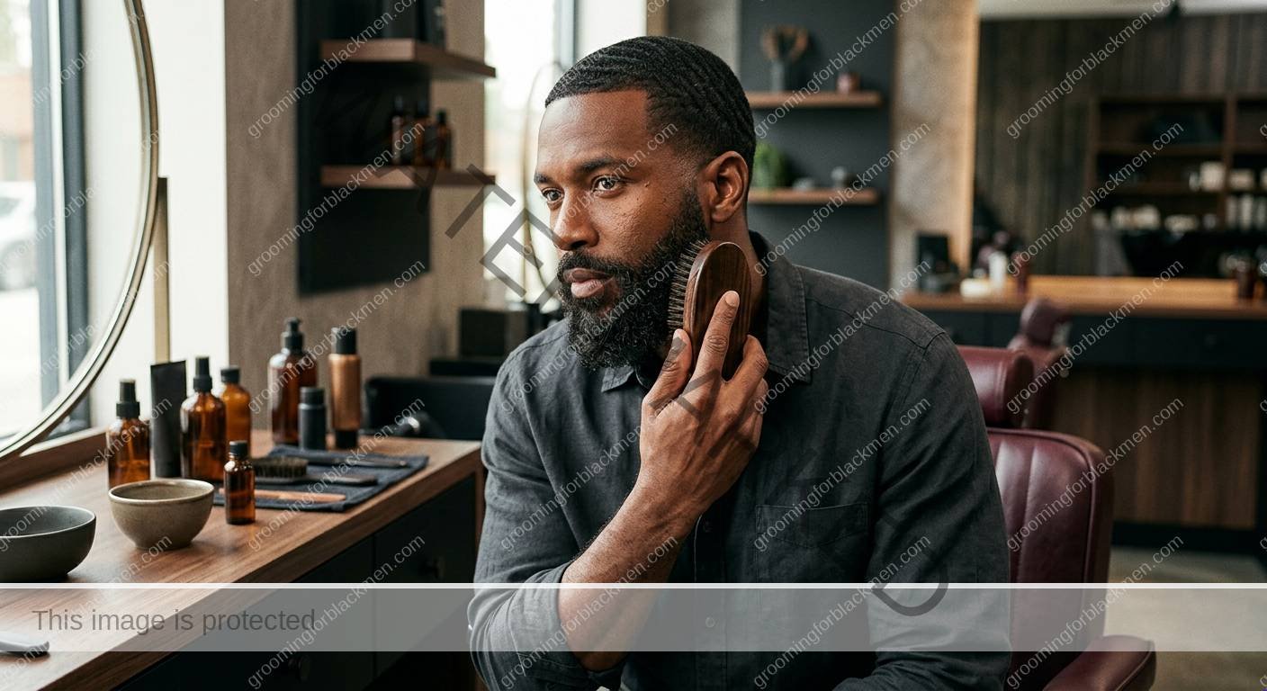Commercial Beard Products for Black Men - technique for Black men