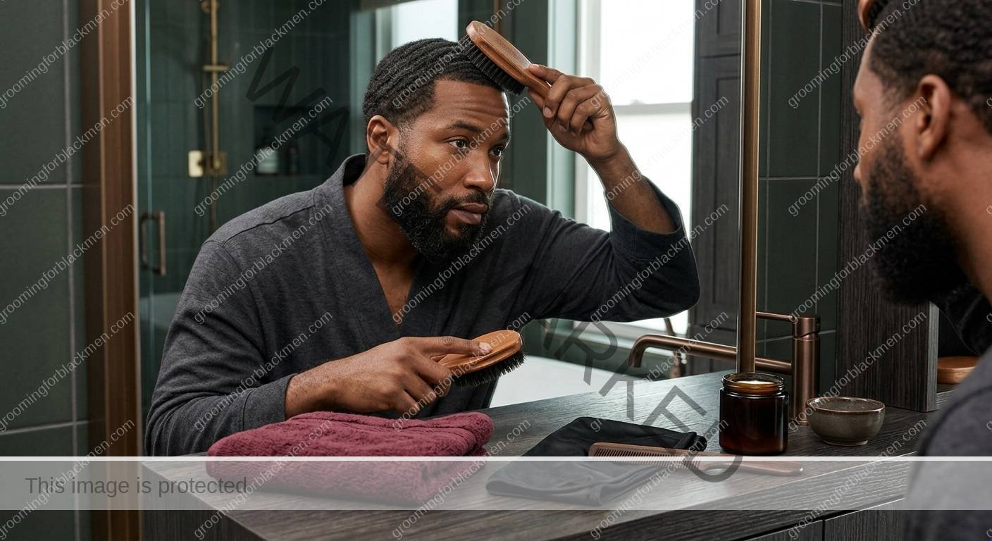 Dandruff for Black Men - preparation for Black men