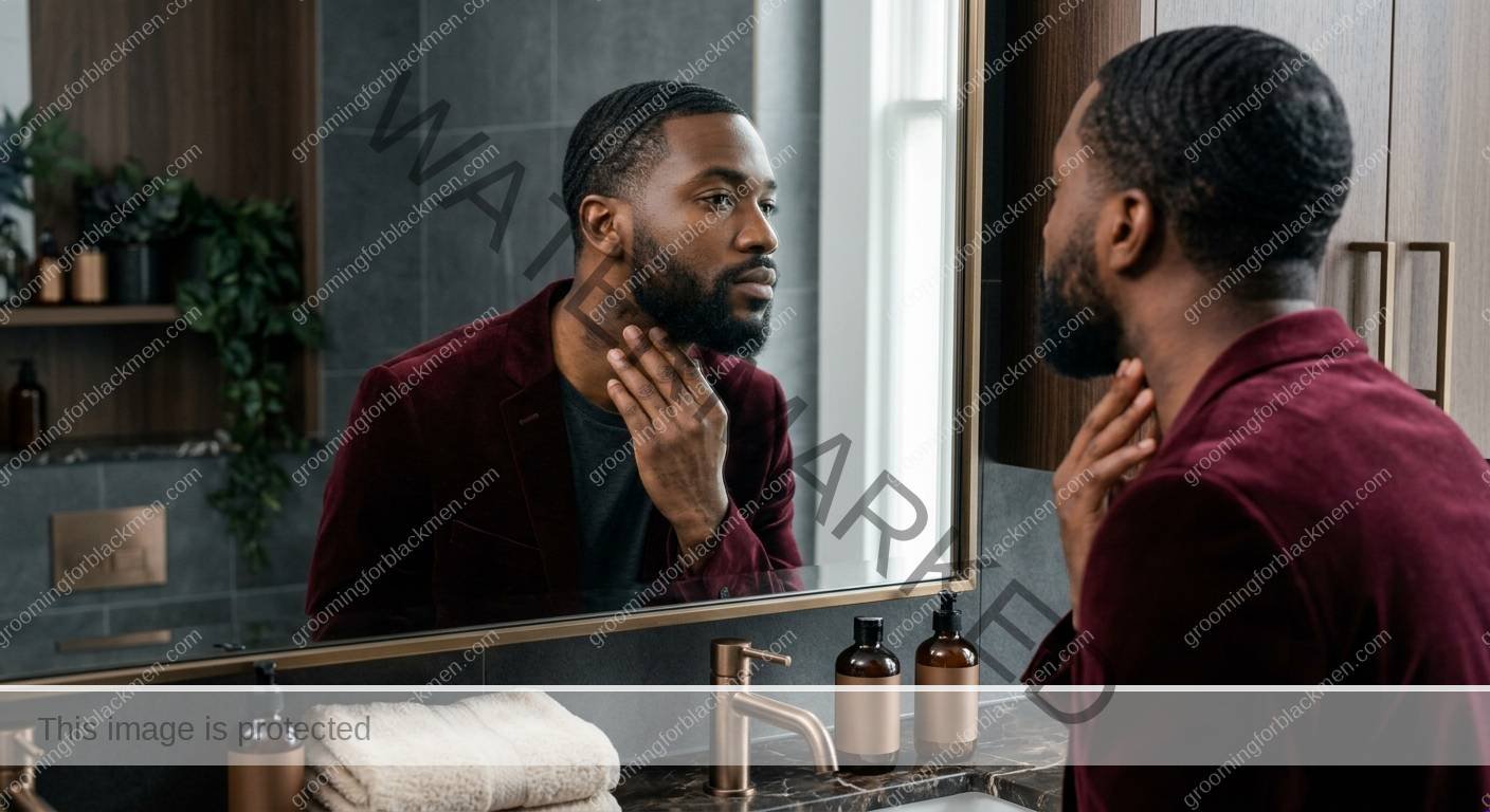 Dark Neck Marks for Black Men - context for Black men