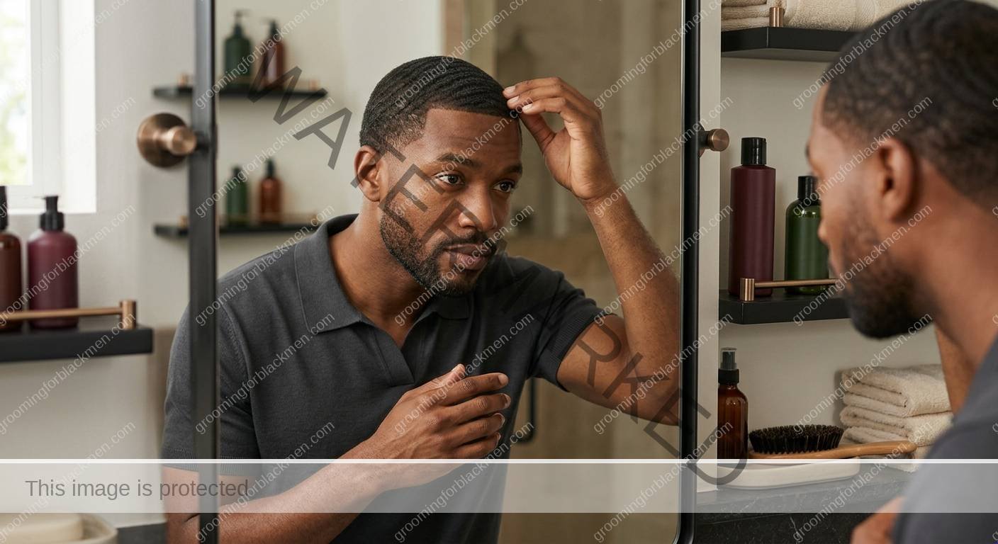 Dry Scalp for Black Men - context for Black men