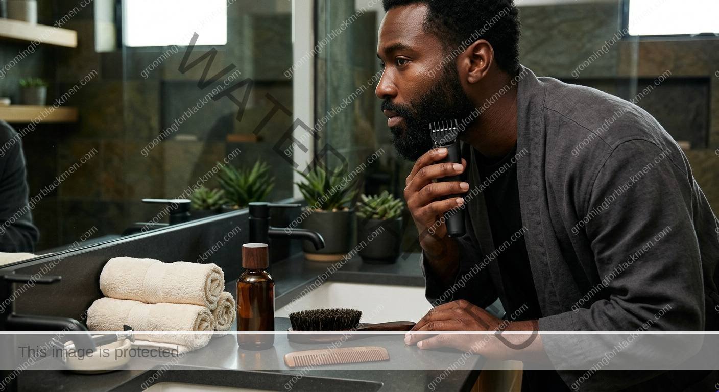 Full Beard Maintenance for Black Men - preparation for Black men