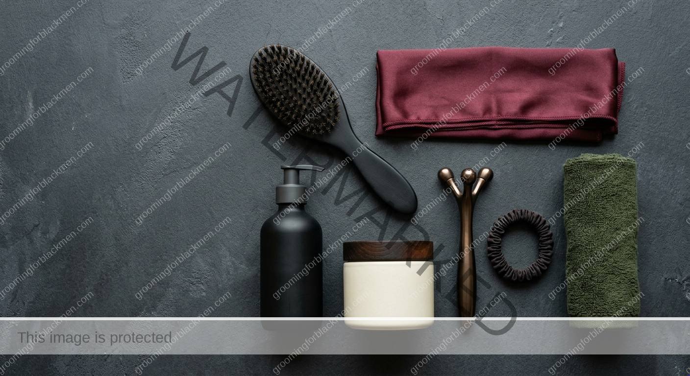 Hair Loss Next Steps for Black Men - product tools for Black men