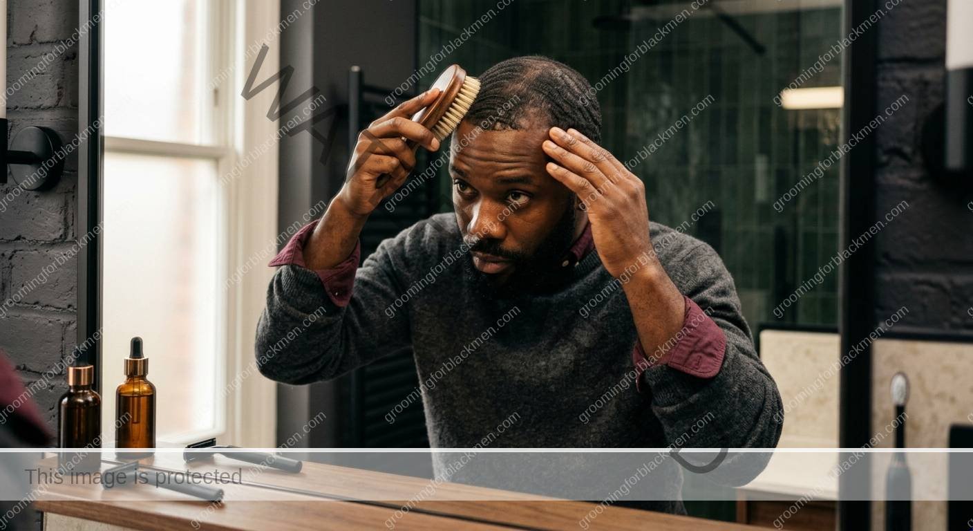 Hair Loss Next Steps for Black Men - technique for Black men
