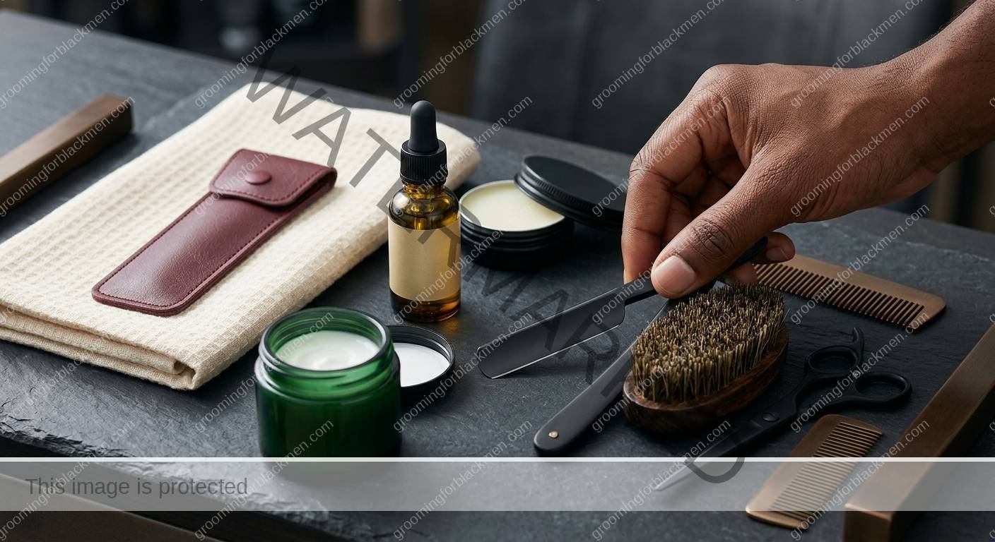How to Shape Beard for Black Men - product tools for Black men