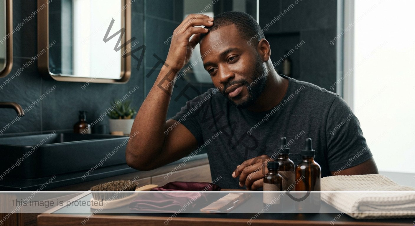 Itchy Scalp for Black Men - preparation for Black men