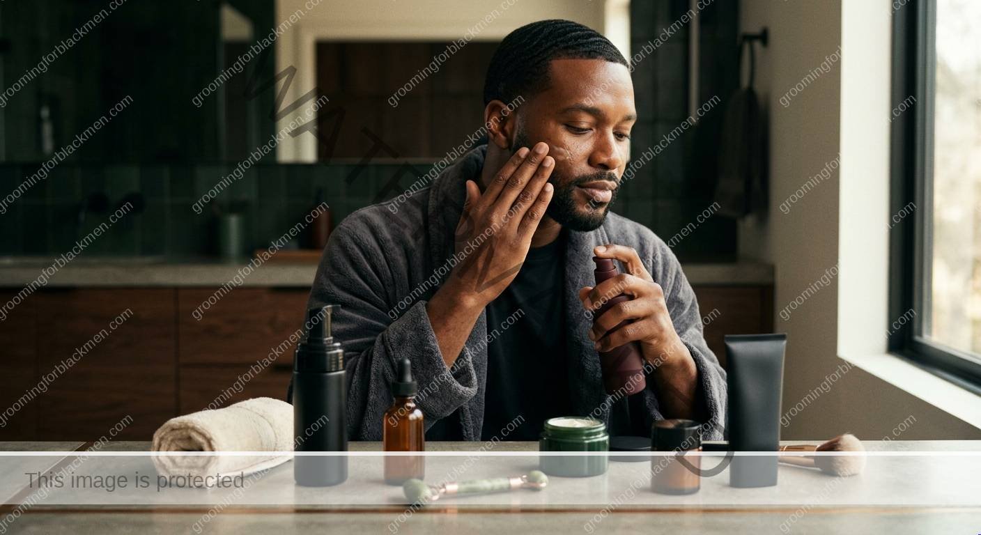 Post-Inflammatory Hyperpigmentation for Black Men - preparation for Black men