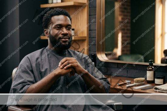 Black man grooming routine image for Product Buildup Reset for Black Men: Practical Grooming Guide