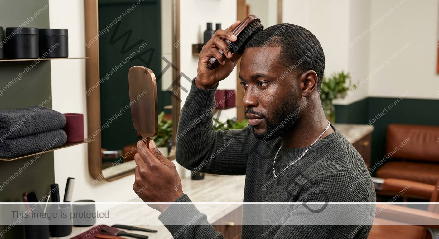 Receding Hairline Styling for Black Men - context for Black men