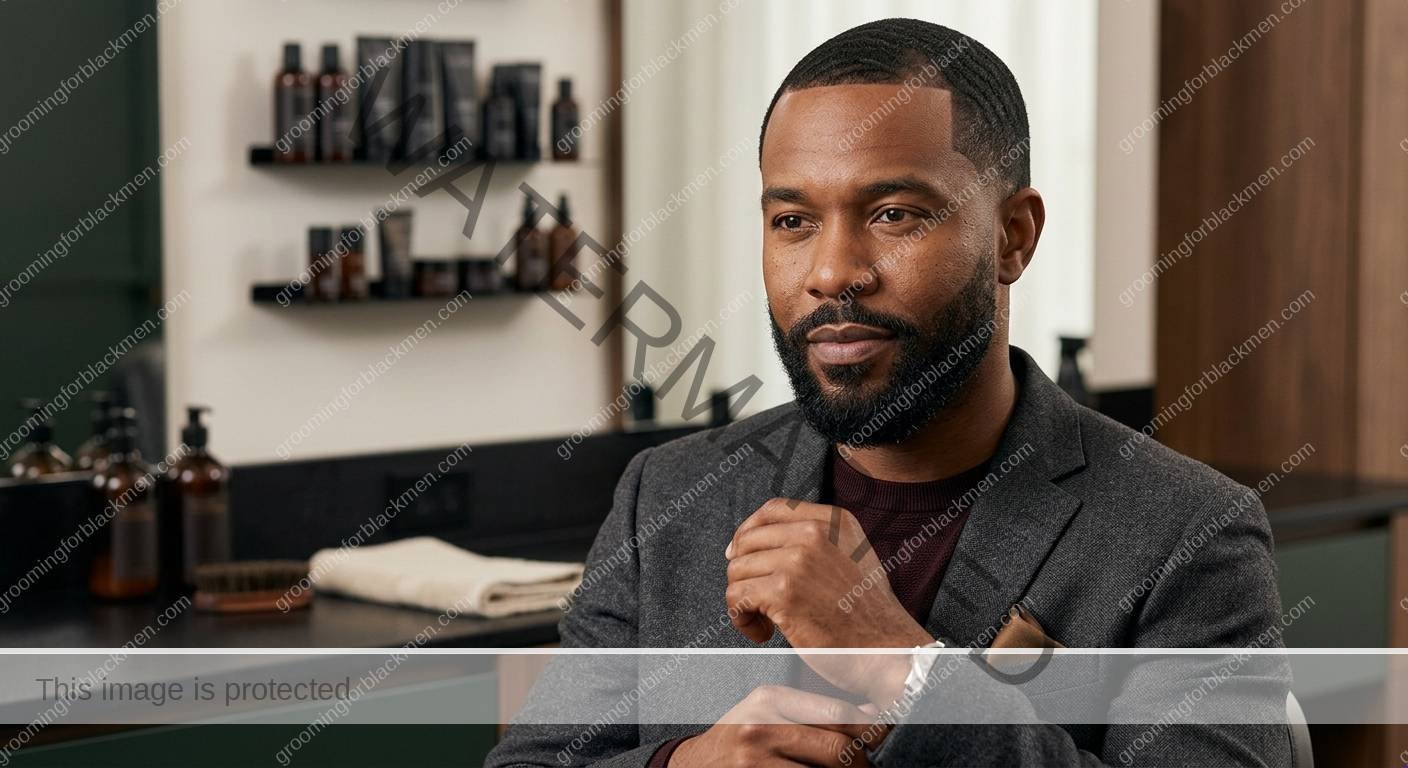 Receding Hairline Styling for Black Men - outcome for Black men