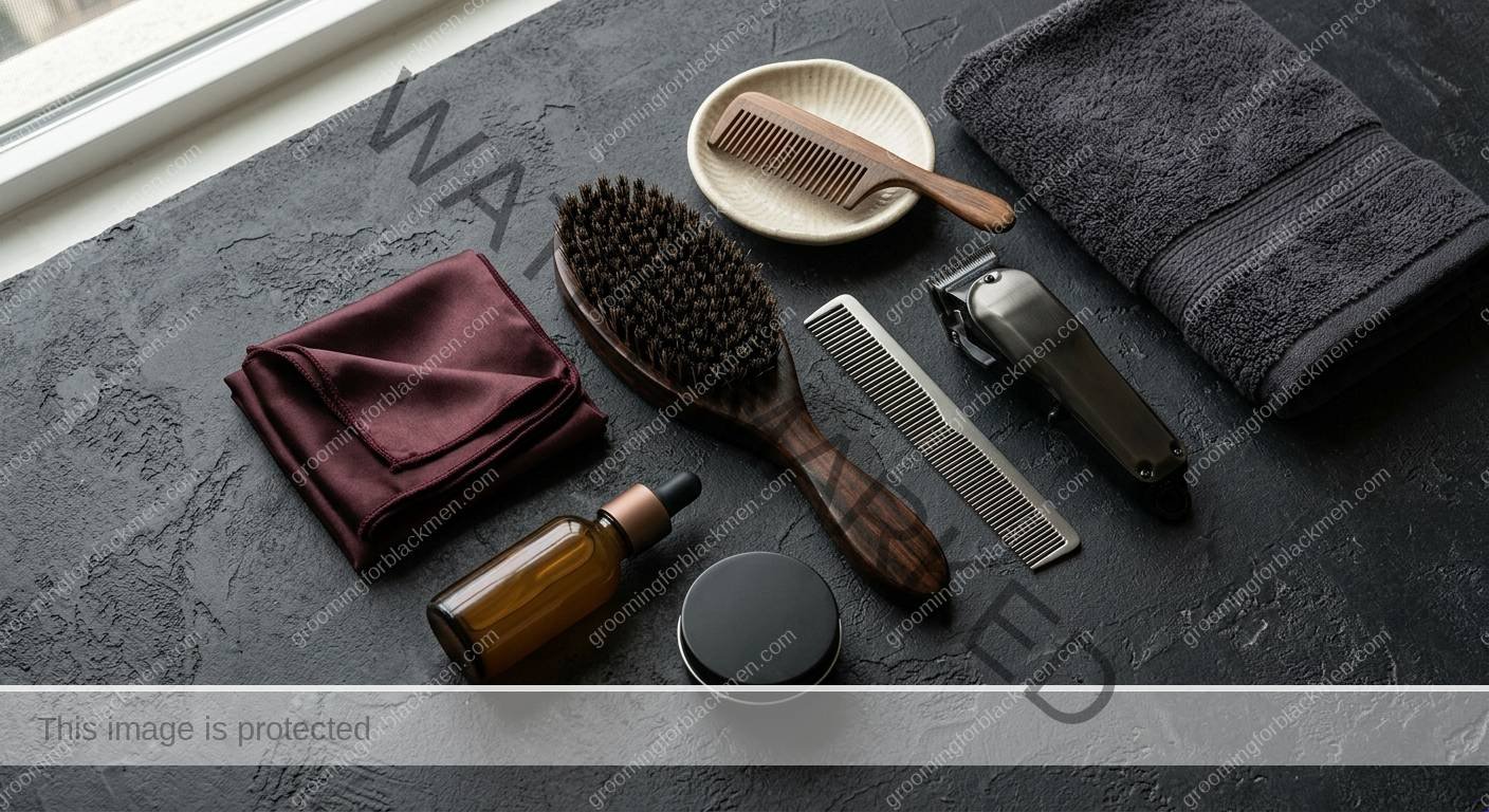Receding Hairline Styling for Black Men - product tools for Black men