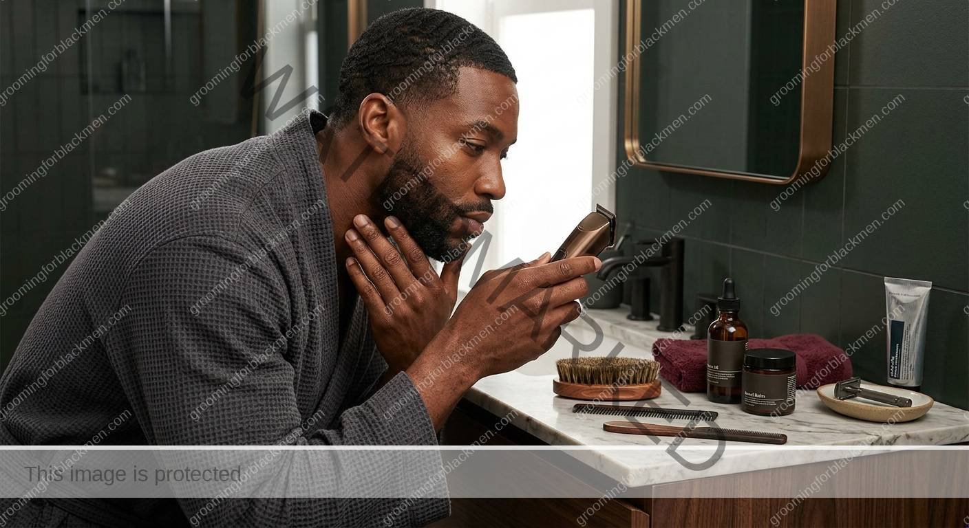 Short Beard Maintenance for Black Men - preparation for Black men