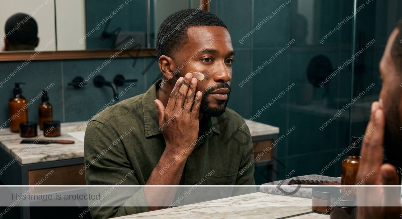 Sunscreen for Dark Marks for Black Men - technique for Black men