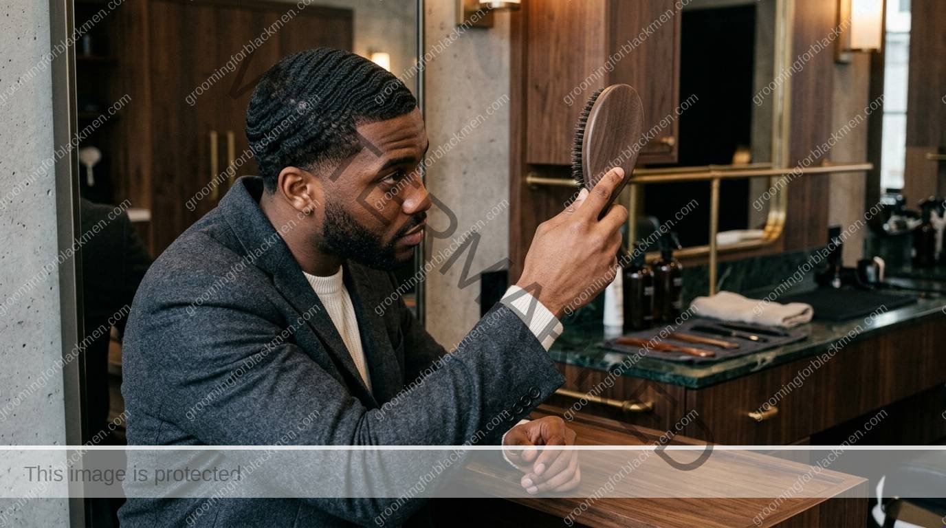 Wave Brush Selection for Black Men - technique for Black men