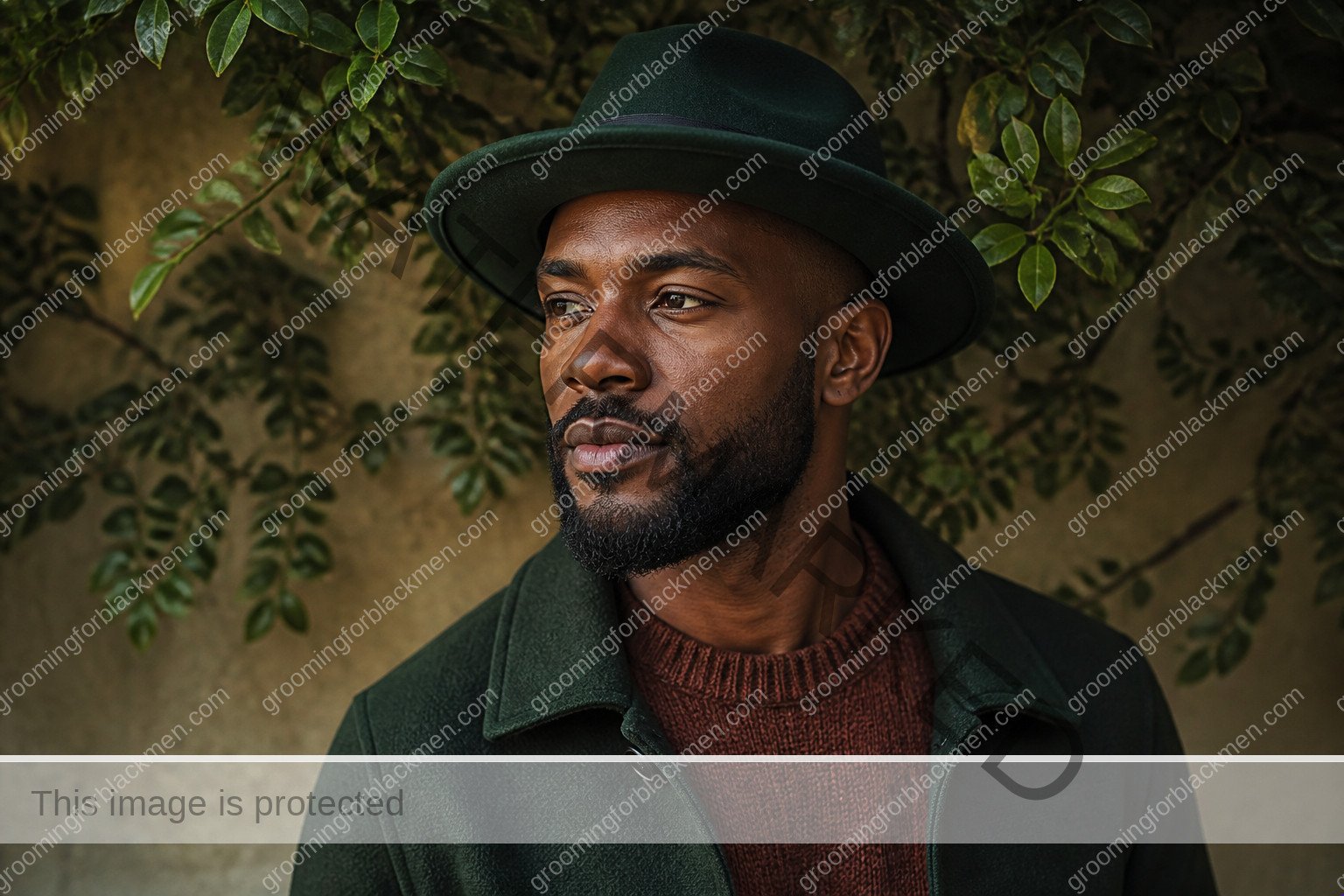 Black man completing a calm routine for sunscreen for Black men why necessary with realistic skin texture